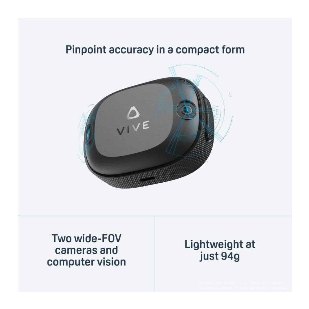 HTC VIVE Ultimate 3 Plus 1 Tracker Kit with Full-Body Tracking (3 Trackers and 1 Wireless Dongle)