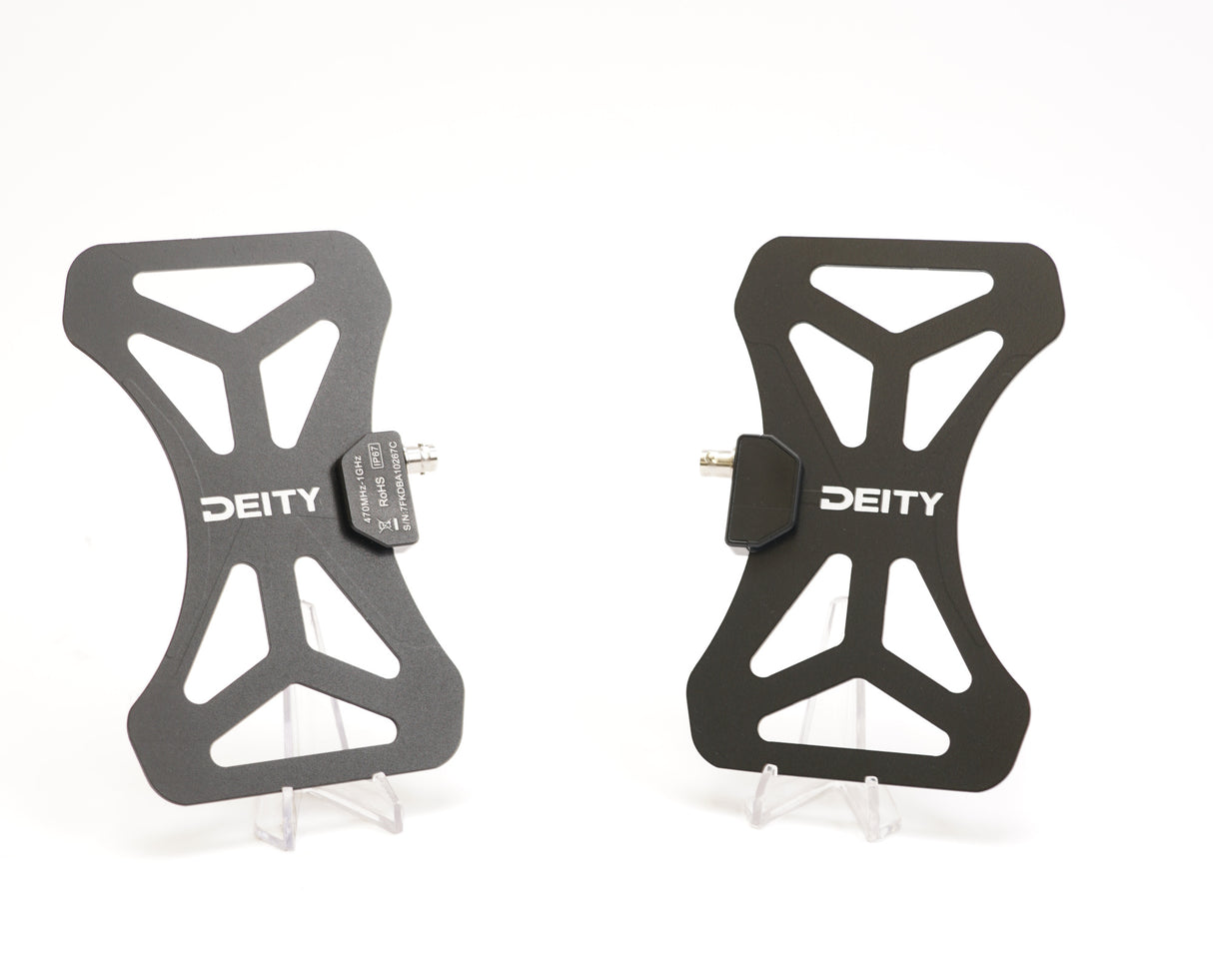 Deity BF1 470MHz to 1GHz Omnidirectional Lightweight Black Butterfly Antenna (Used)