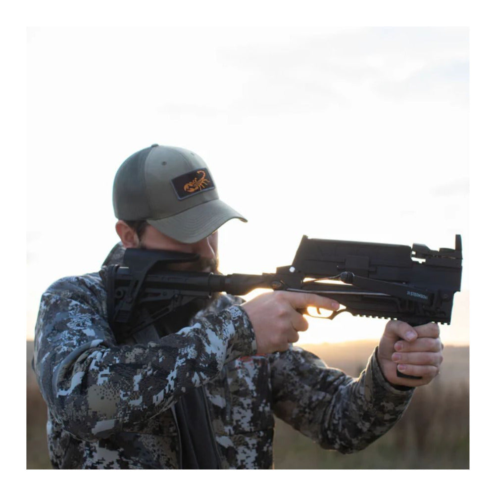 Steambow Stinger Red Dot Sight 2-Color 4-Reticle 10 Brightness Settings for Crossbows