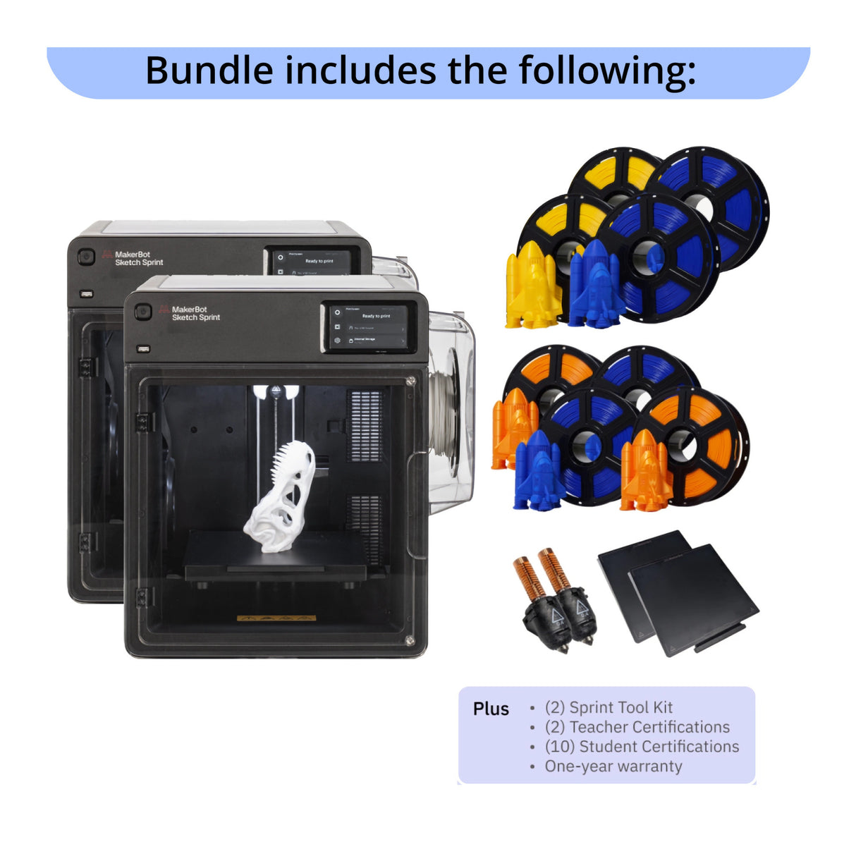 MakerBot Sketch Sprint Classroom with Teacher and Student Certification