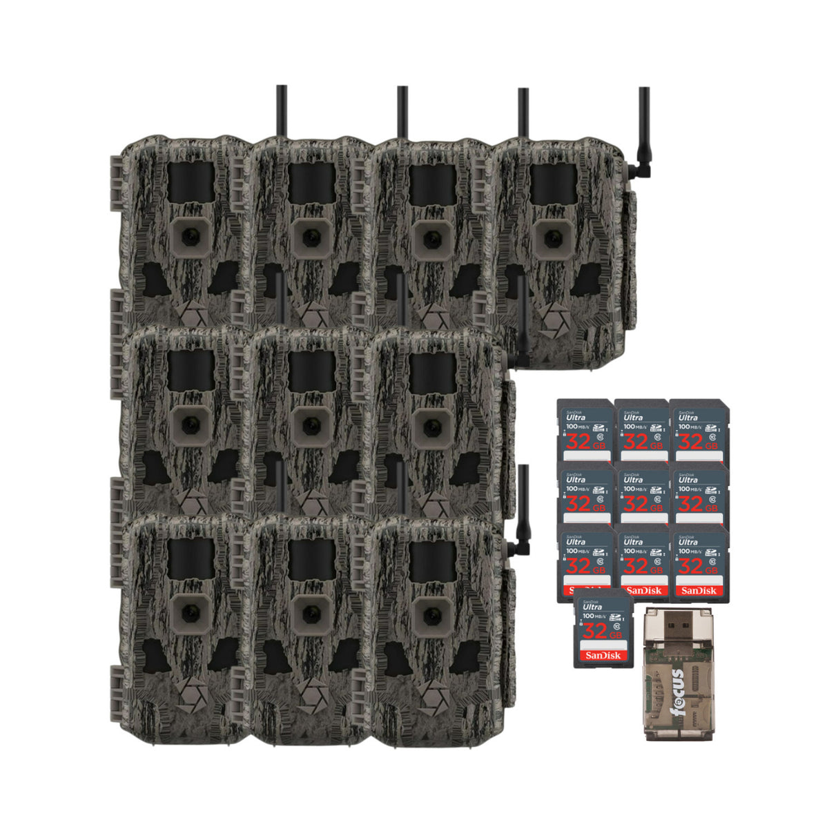 Stealth Cam Fusion MAX 2.0 36MP Cellular Wireless Trail Camera (10-Pack)