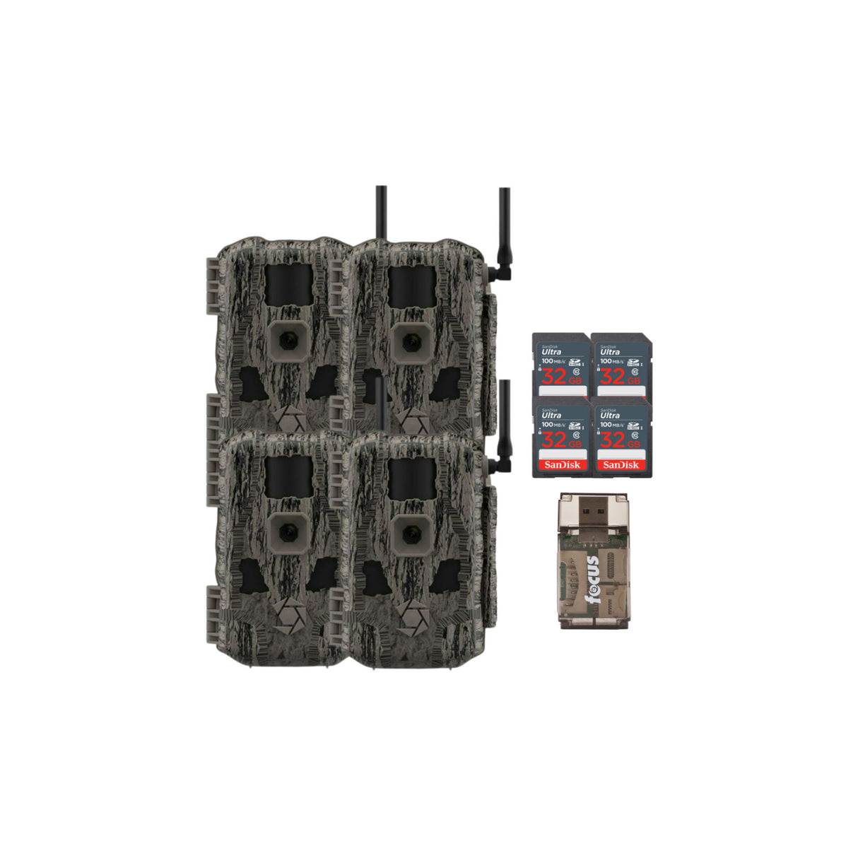 Stealth Cam Fusion MAX 2.0 36MP Cellular Wireless Trail Camera (4-Pack)