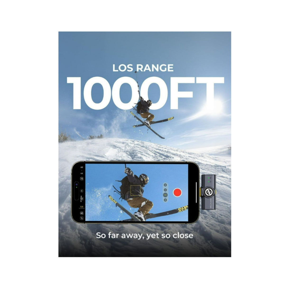 Hollyland Lark M2 Duo Wireless Lavalier Microphone with Maxell Travel Case