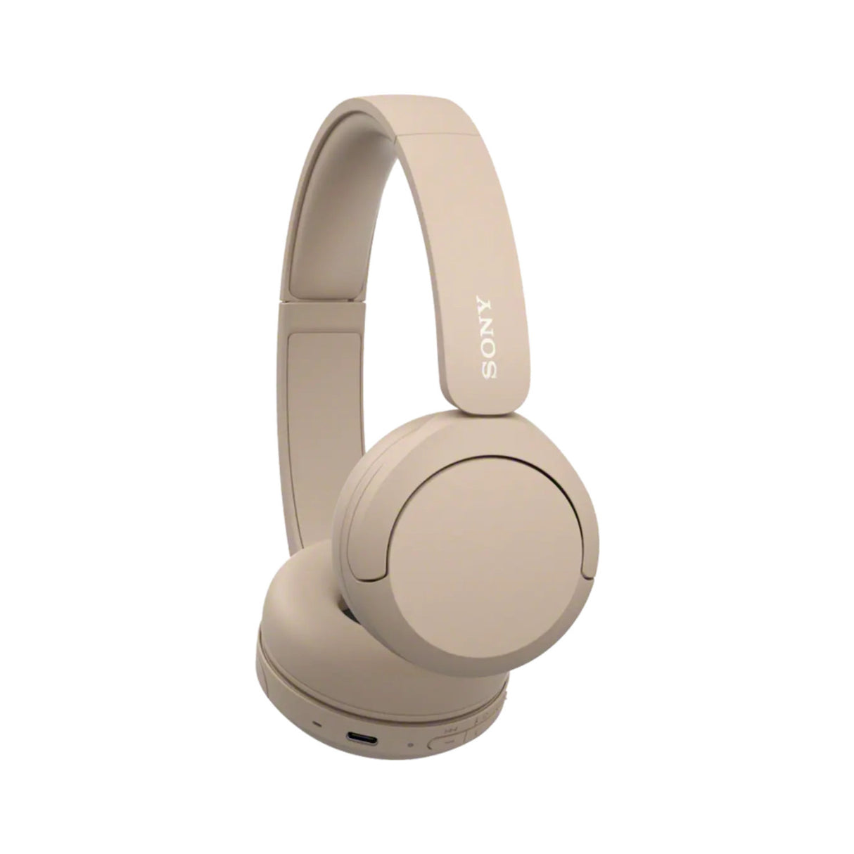 Sony WH-CH520 Wireless Bluetooth Headphones With Mic and Voice Assistant (Beige)