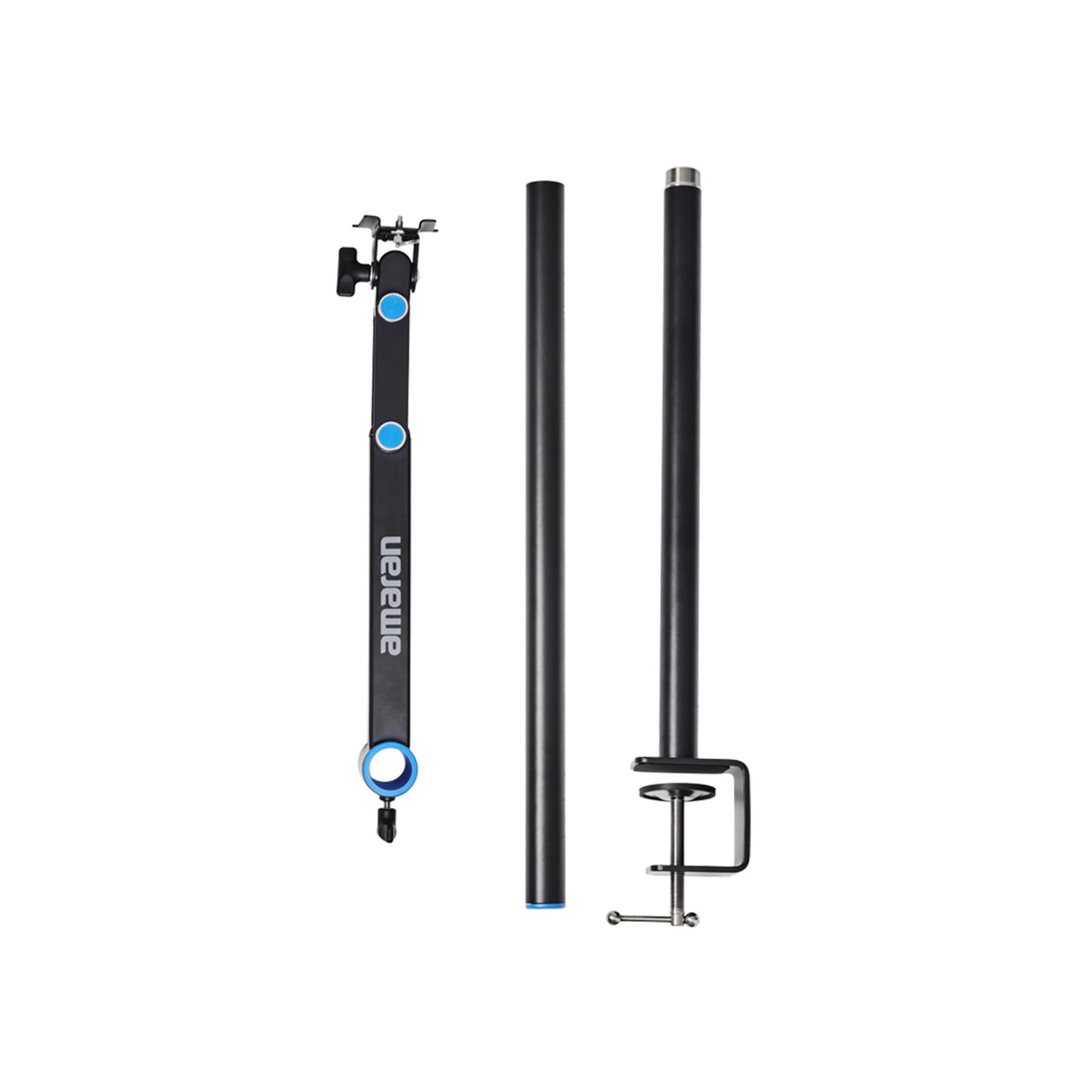 Amaran Verge Desk Clamp Stand - Black