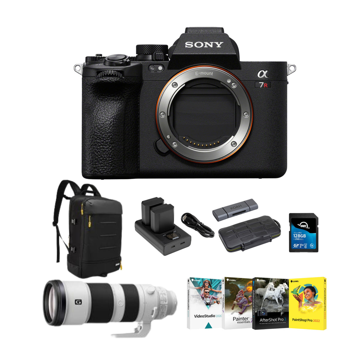 Sony a7R V Mirrorless Camera with 200-600mm f/5.6-6.3 G OSS Lens Bundle