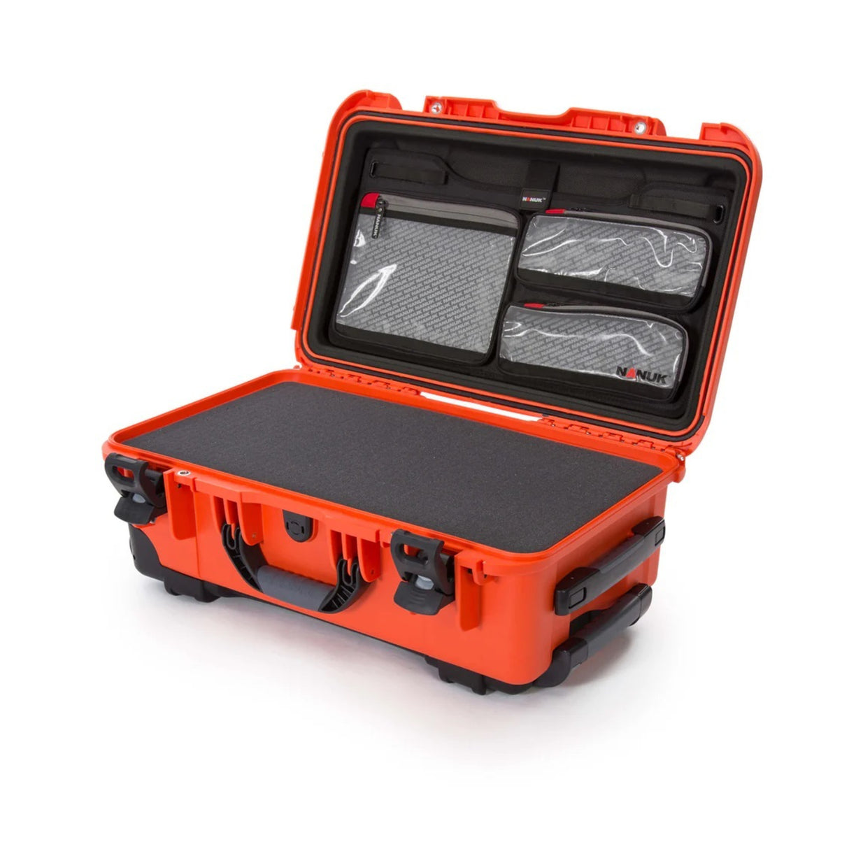 Nanuk 935 Waterproof Wheeled Hard Case with Padded Dividers (Orange)