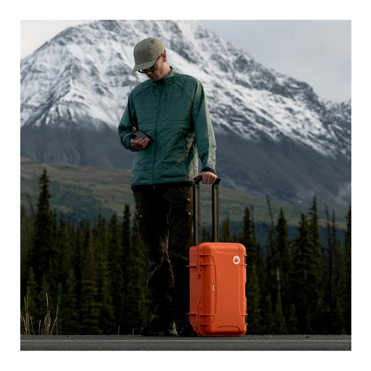 Nanuk 935 Waterproof Wheeled Hard Case with Padded Dividers (Orange)