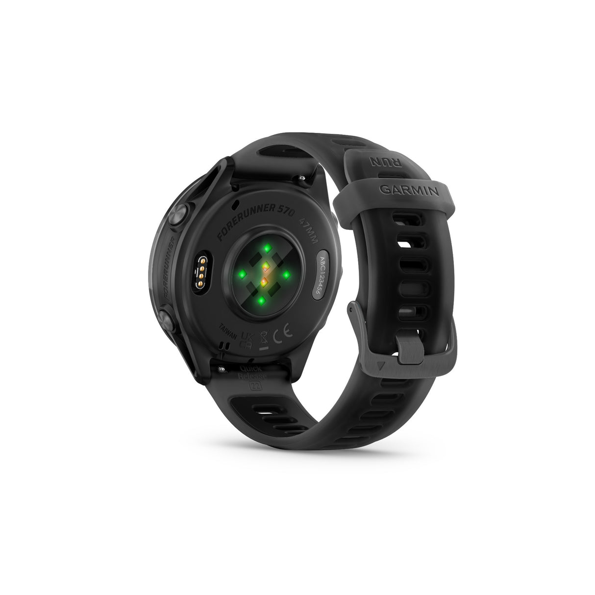 Garmin Forerunner 570 - 47mm Slate Gray with Translucent Black/Black Band