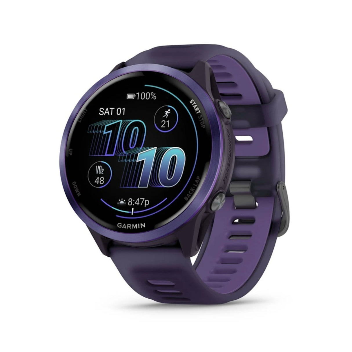 Garmin Forerunner 570 - 47mm Indigo Aluminum with Imperial Purple/Indigo Band