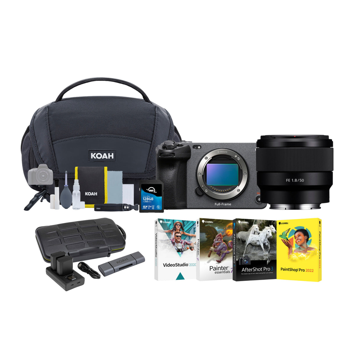 Sony FX3A Full-Frame Cinema Camera with 50mm f/1.8 Lens Bundle