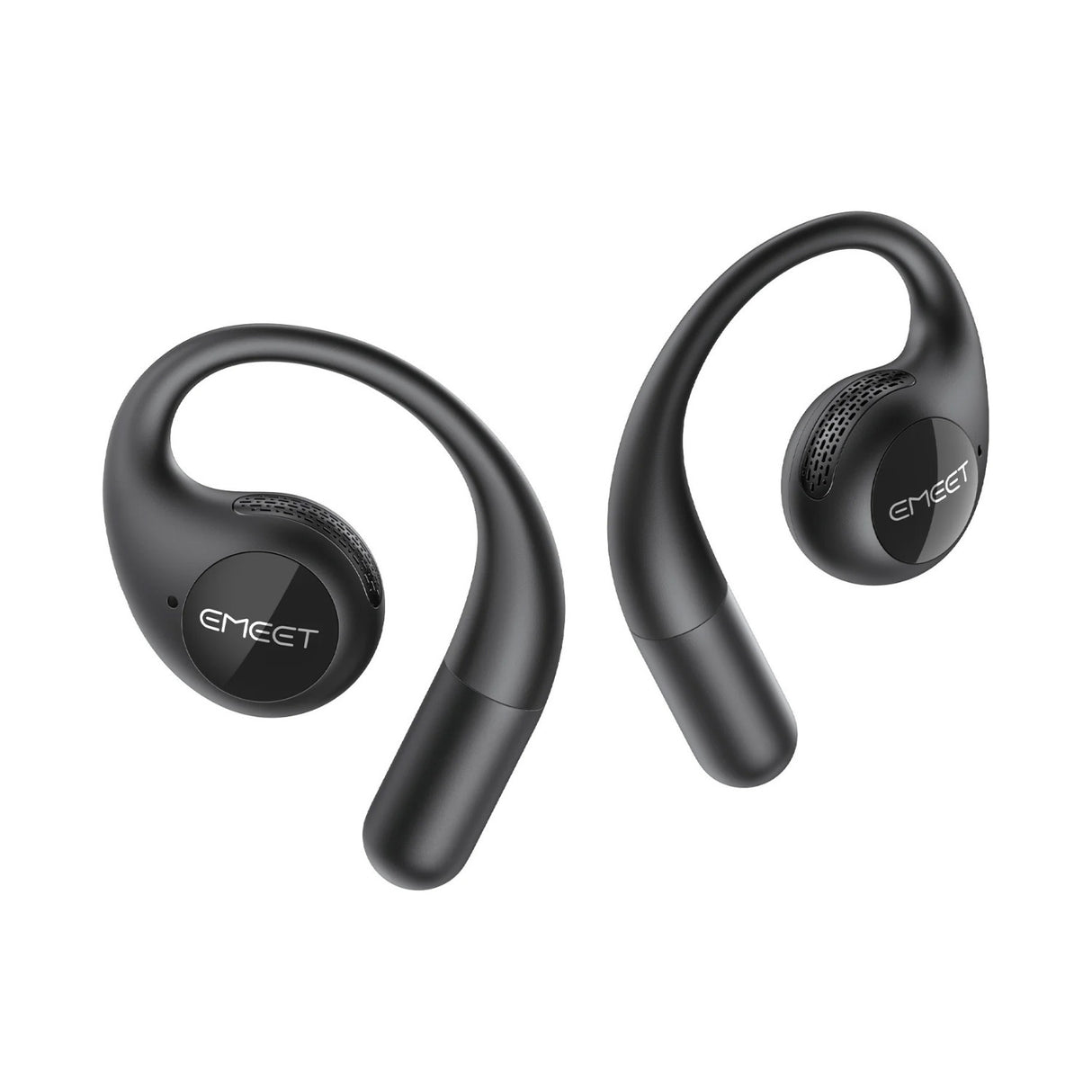 eMeet AirFlow Open-Ear Headphones with Detachable Mic Boom