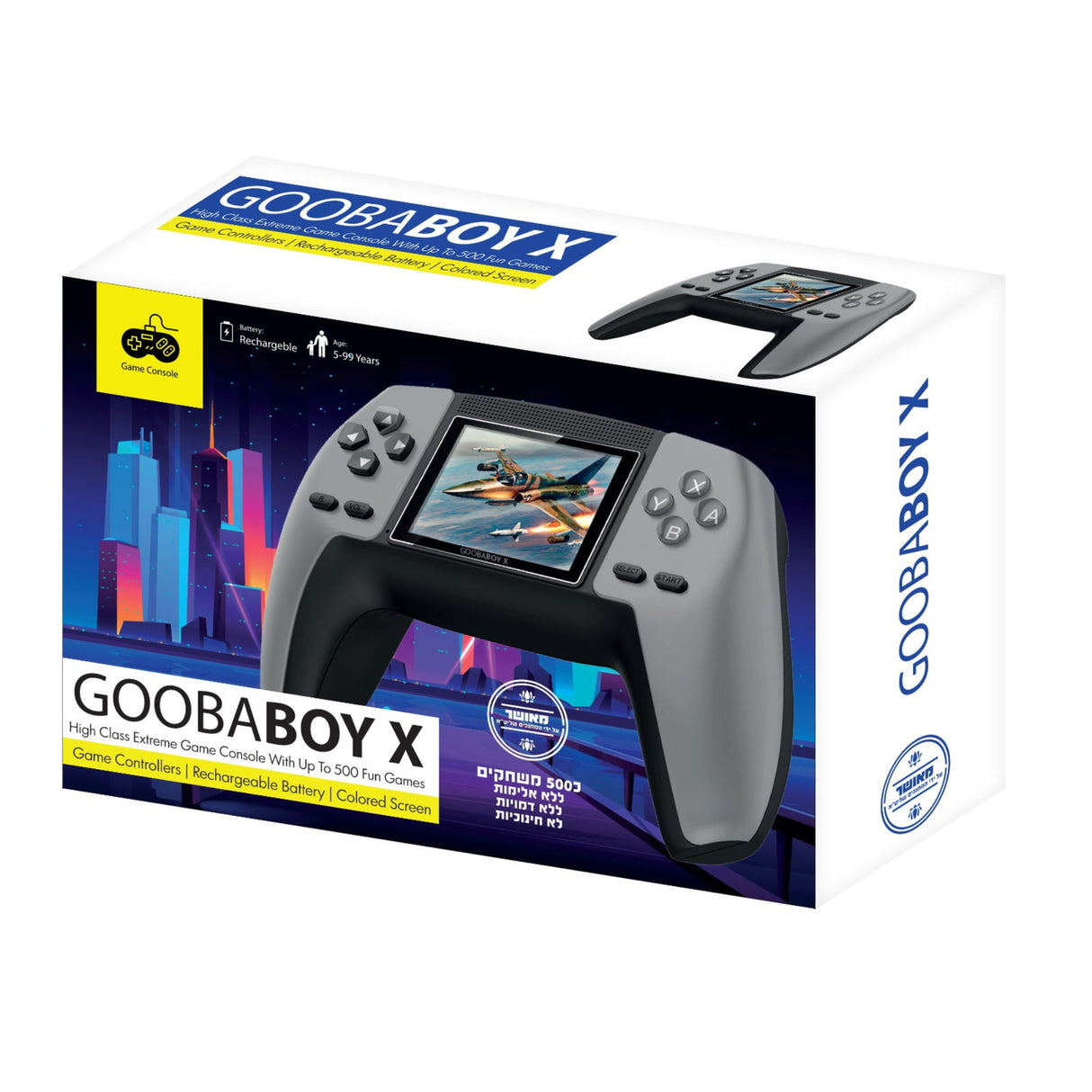 Samvix GoobaBoy X Kosher Game Console with up to 500 Fun Games