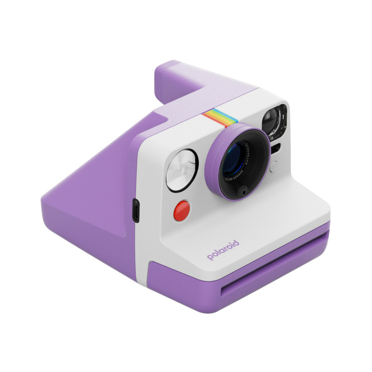 Polaroid Now Generation 3 Purple Analog Instant Camera with Tripod Mount Bundle
