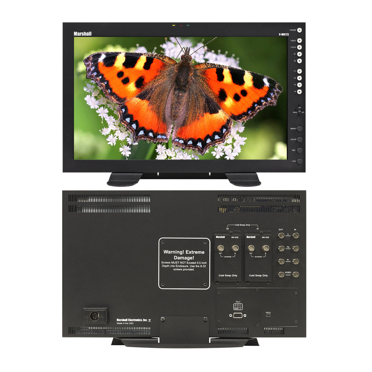 Marshall Electronics V-MD173 17.3-inch Full-HD Mount/Standalone Monitor (Black)