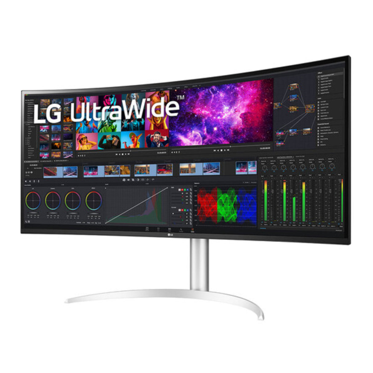 LG 40WP95C-W 40-Inch UltraWide WUHD Curved Monitor 5K2K Nano IPS Display (Black)