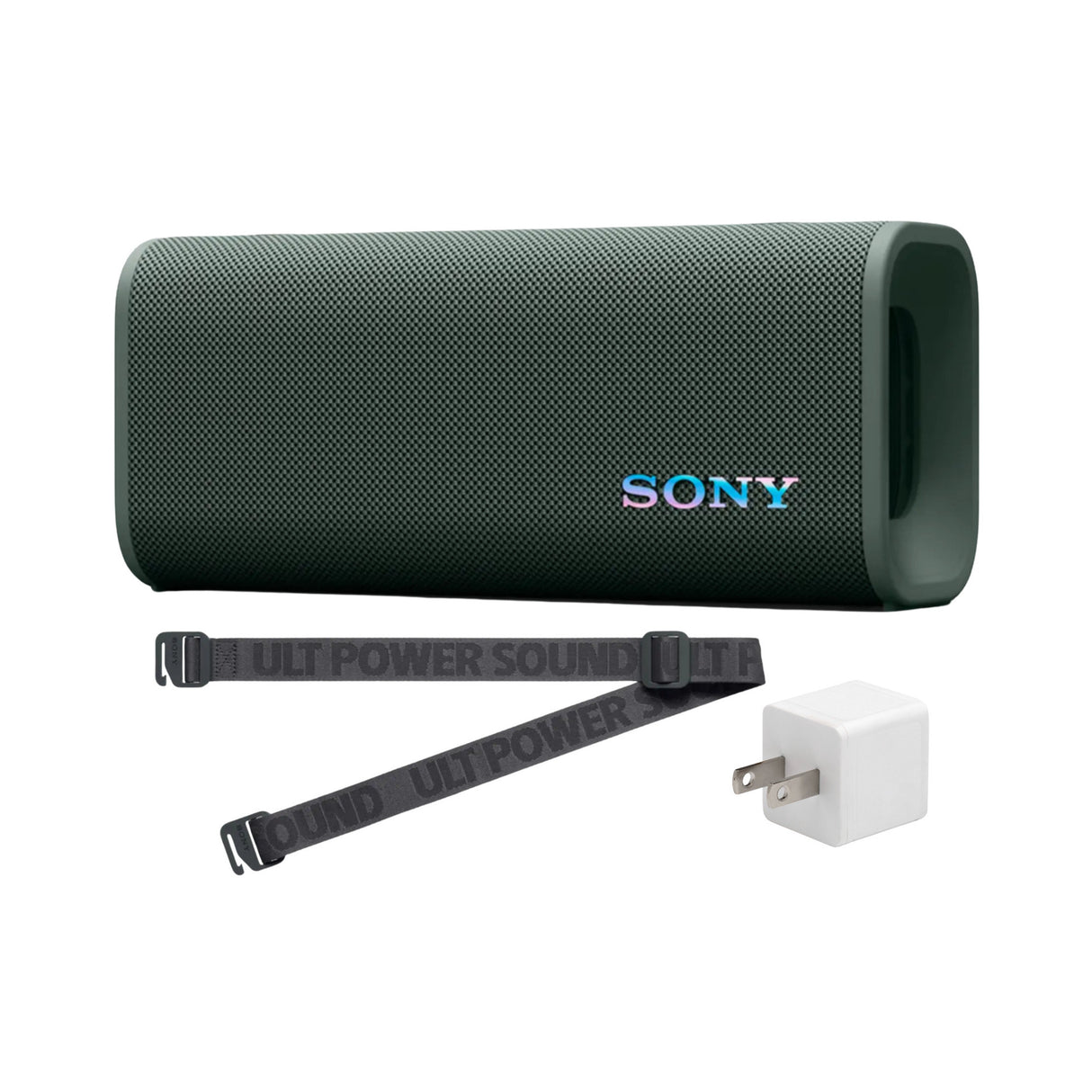 Sony ULT FIELD 3 Wireless Speaker (Forest Gray) with Portable Speaker Bundle
