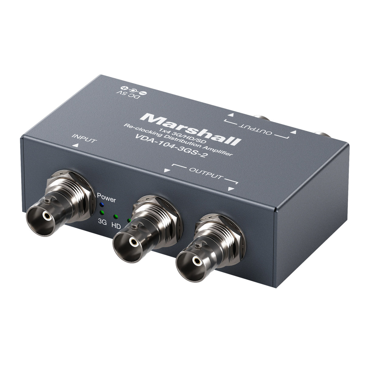 Marshall Electronics VDA-104-3GS-2 1x4 3G/HD/SD-SDI Distribution Amplifier