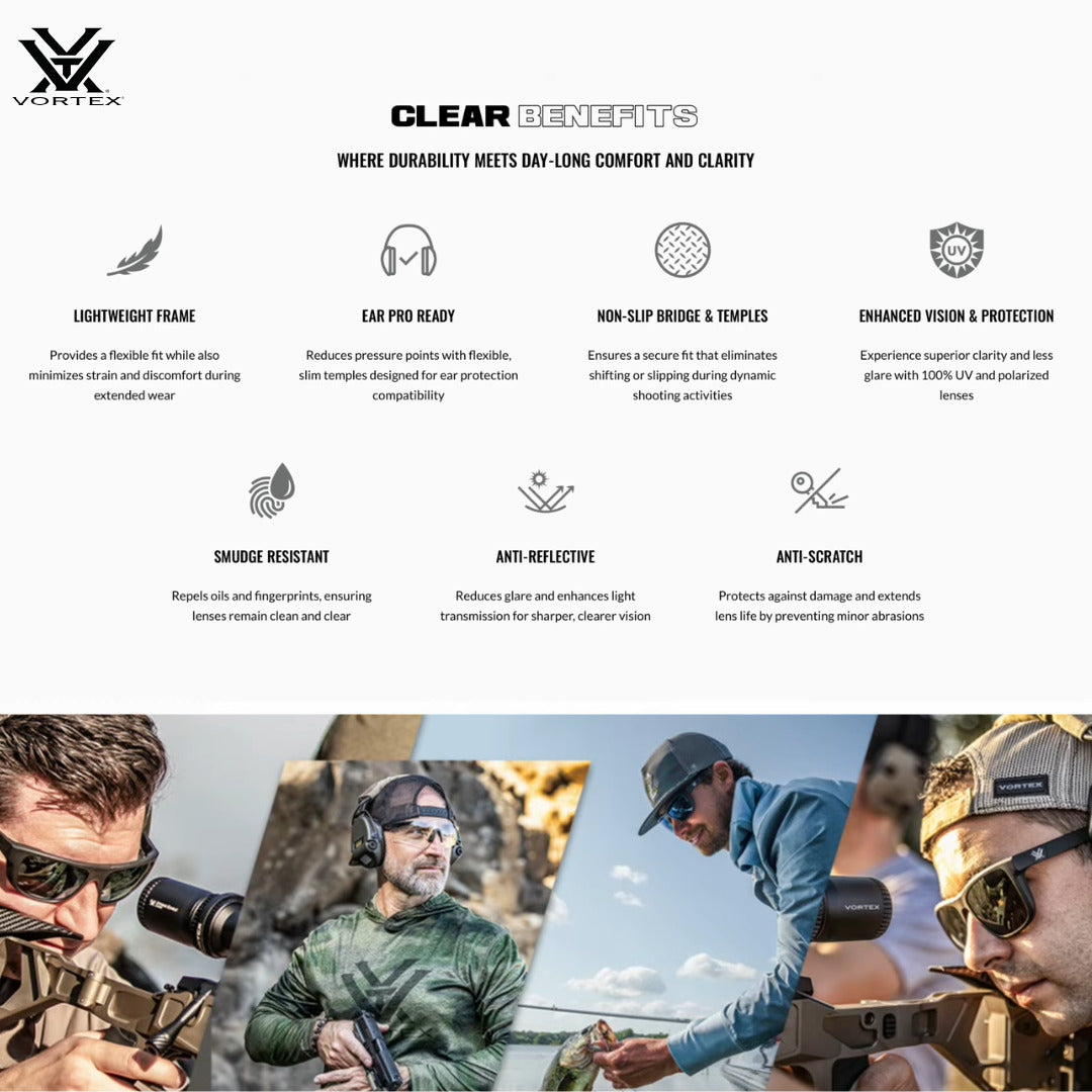 Vortex Blade Slope Golf Laser Rangefinder, Banshee UV Polarized Sunglasses & Cap