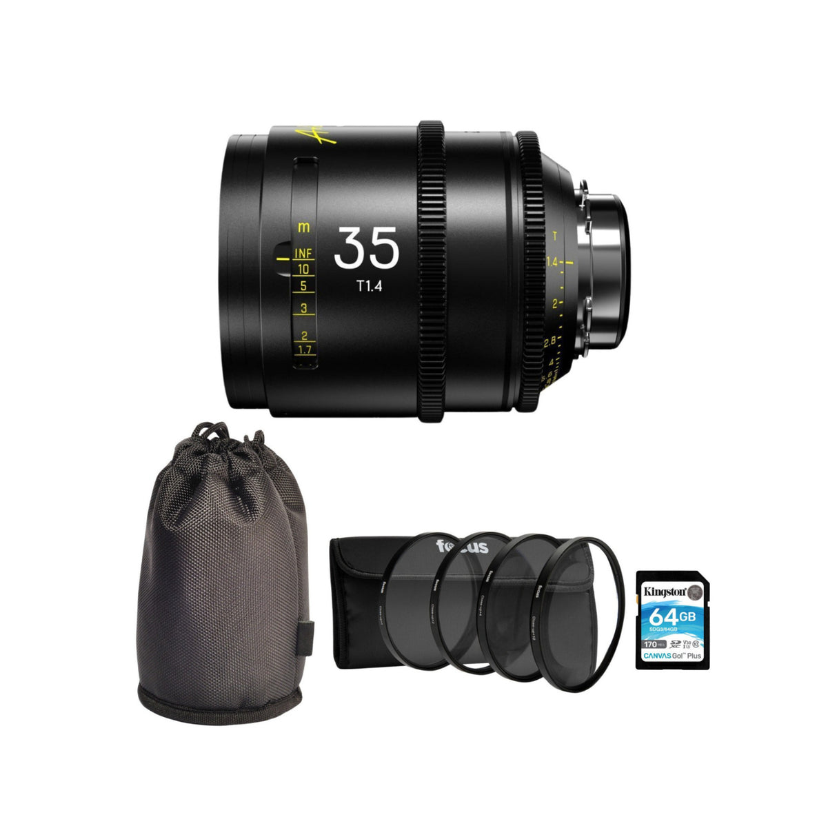 Thypoch DZOFilm Arles 35mm T1.4 FF/VV Prime Cine Lens (ARRI PL) with Accessory