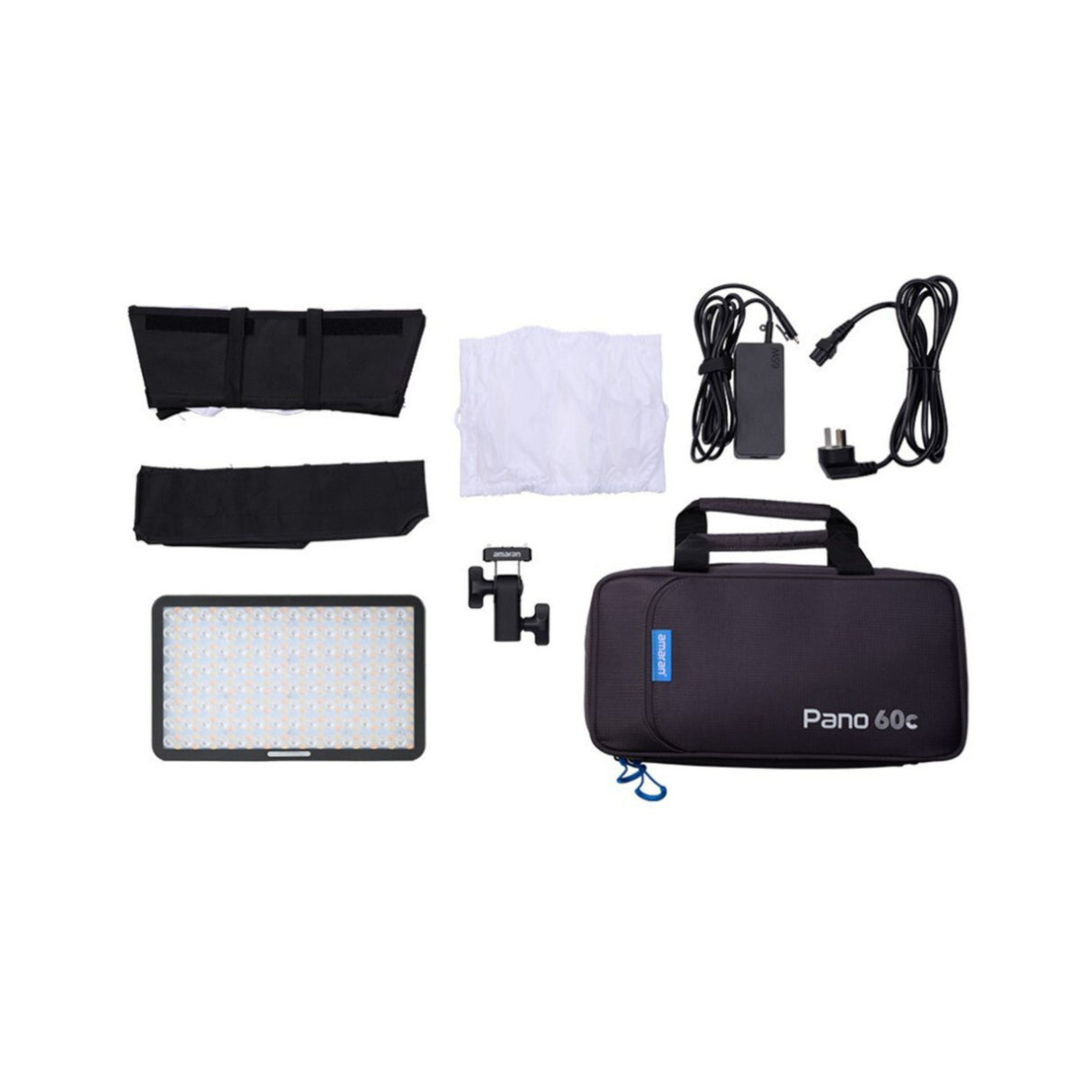 amaran Pano 60c Creator Kit with Barn Doors and 6.5ft Light Stand (3 Items)