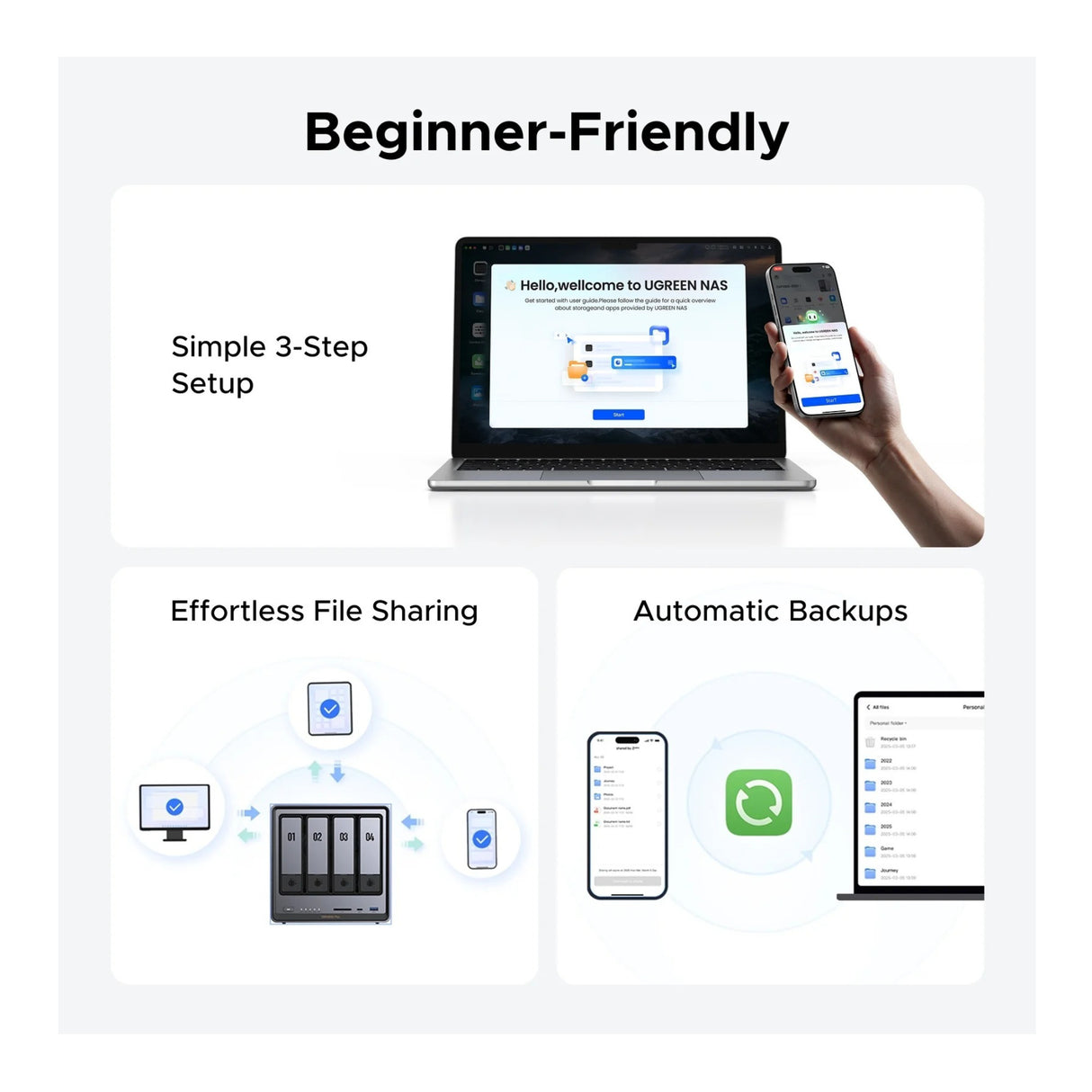 UGREEN NASync DXP4800 Plus High-Performance 4-Bay NAS Solution