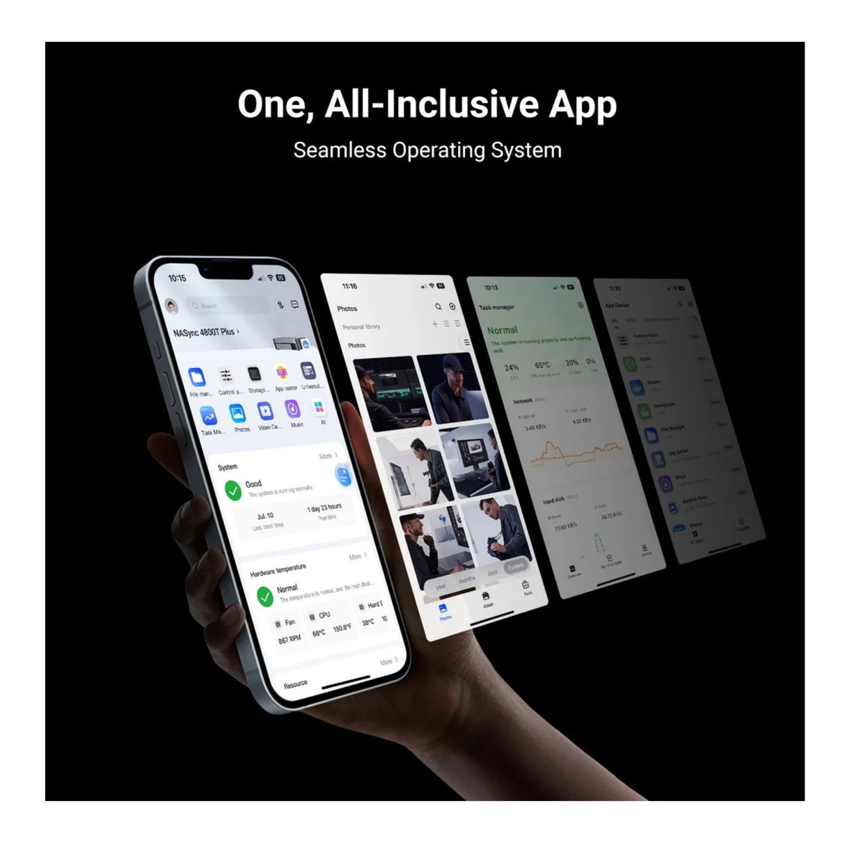 UGREEN NASync DXP480T Plus 4-Bay NAS Intel i5, 10GbE, Wi-Fi 6, 8K HDMI Diskless
