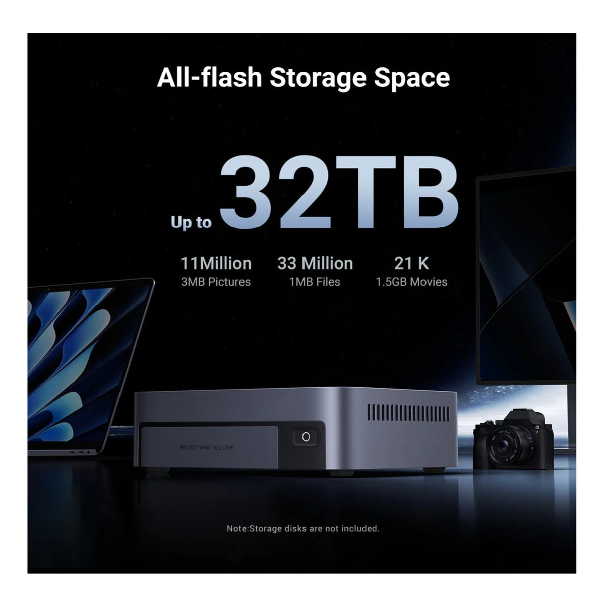 UGREEN NASync DXP480T Plus 4-Bay NAS Intel i5, 10GbE, Wi-Fi 6, 8K HDMI Diskless