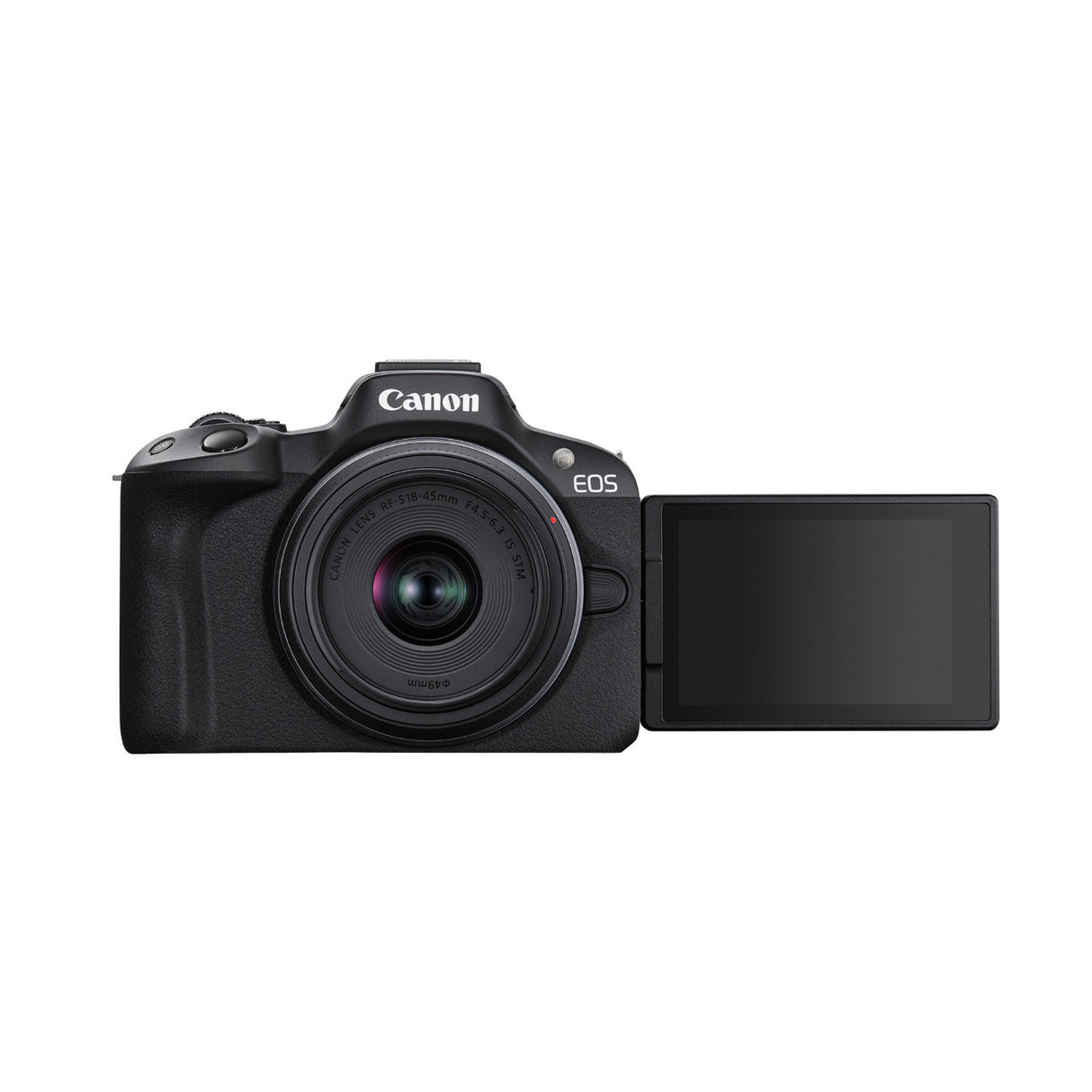 Canon EOS R50 Mirrorless Camera with 18-45mm Lens SD Card and Accessories Bundle