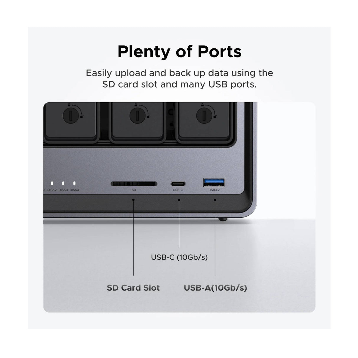 UGreen NASync DXP4800 4-Bay NAS Enclosure