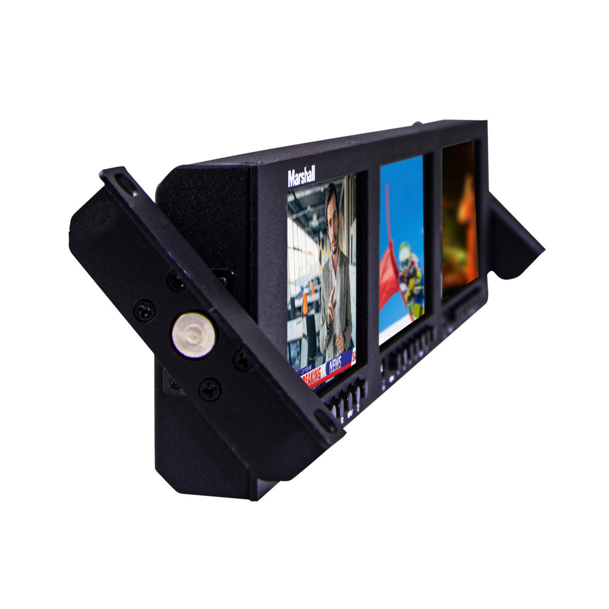 Marshall Electronics ML-503 Rackmount LCD Monitor Triple 5-Inch Screens (2 RU)