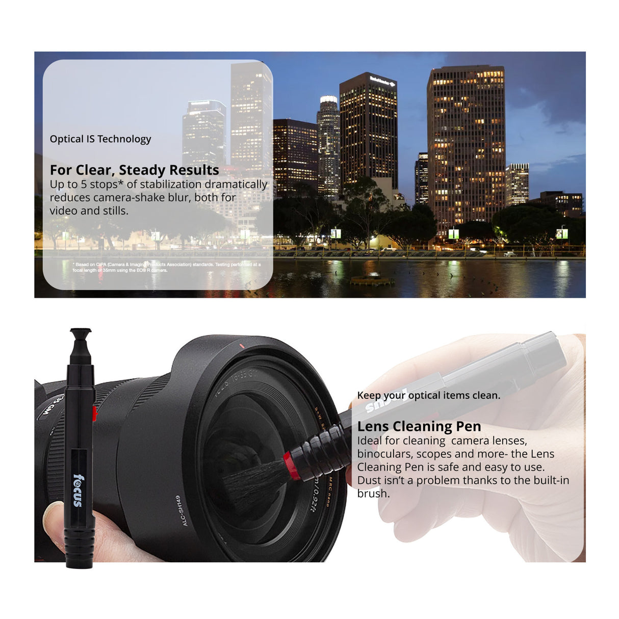 Canon RF 24-70mm f/2.8L IS USM Lens with Backpack, Lens Pen, and 82mm UV Filter