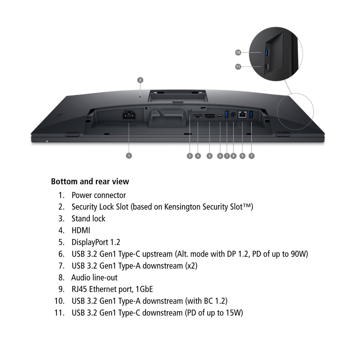 Dell P2424HT 24-Inch Multi-Touch FHD 16:9 IPS Display Monitor with USB-C Hub