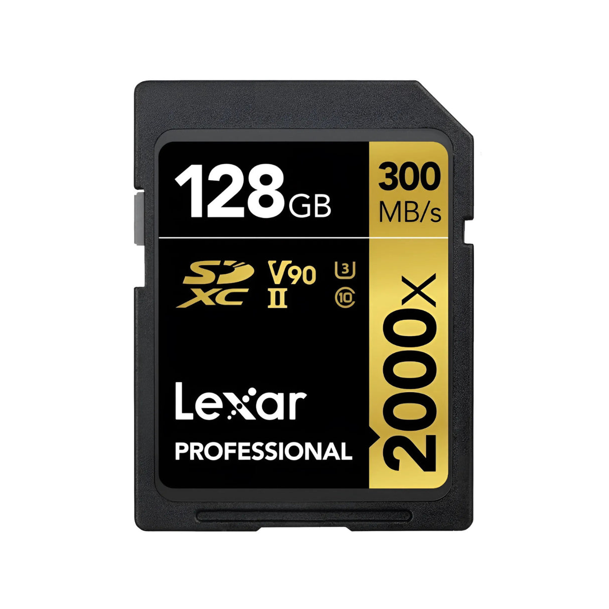 Lexar Professional 128GB SDXC Memory Card (2-Pack) Bundle with Card Reader