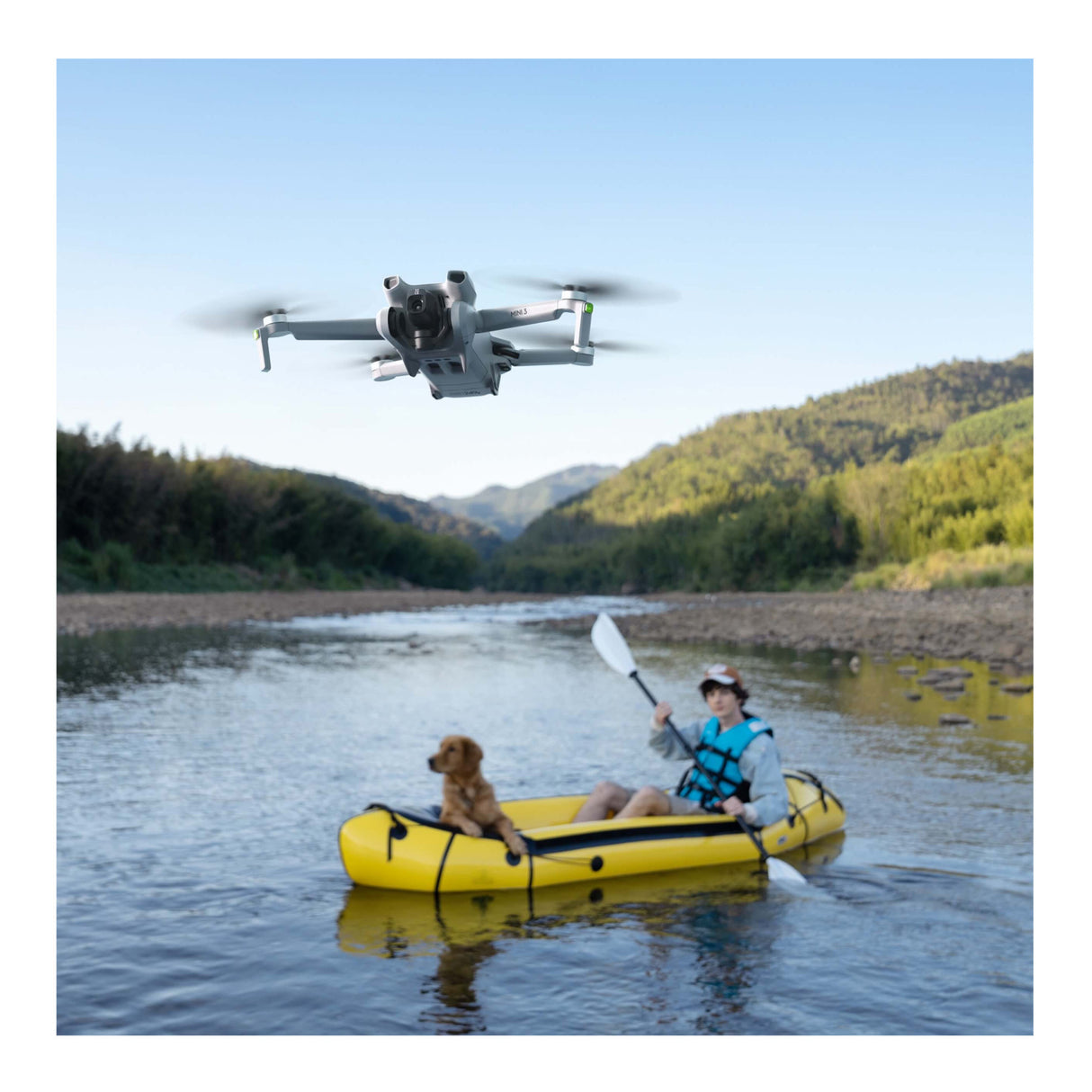 DJI Mini 3 Camera Drone with RC-N1 Remote Controller with Hard Case Bundle