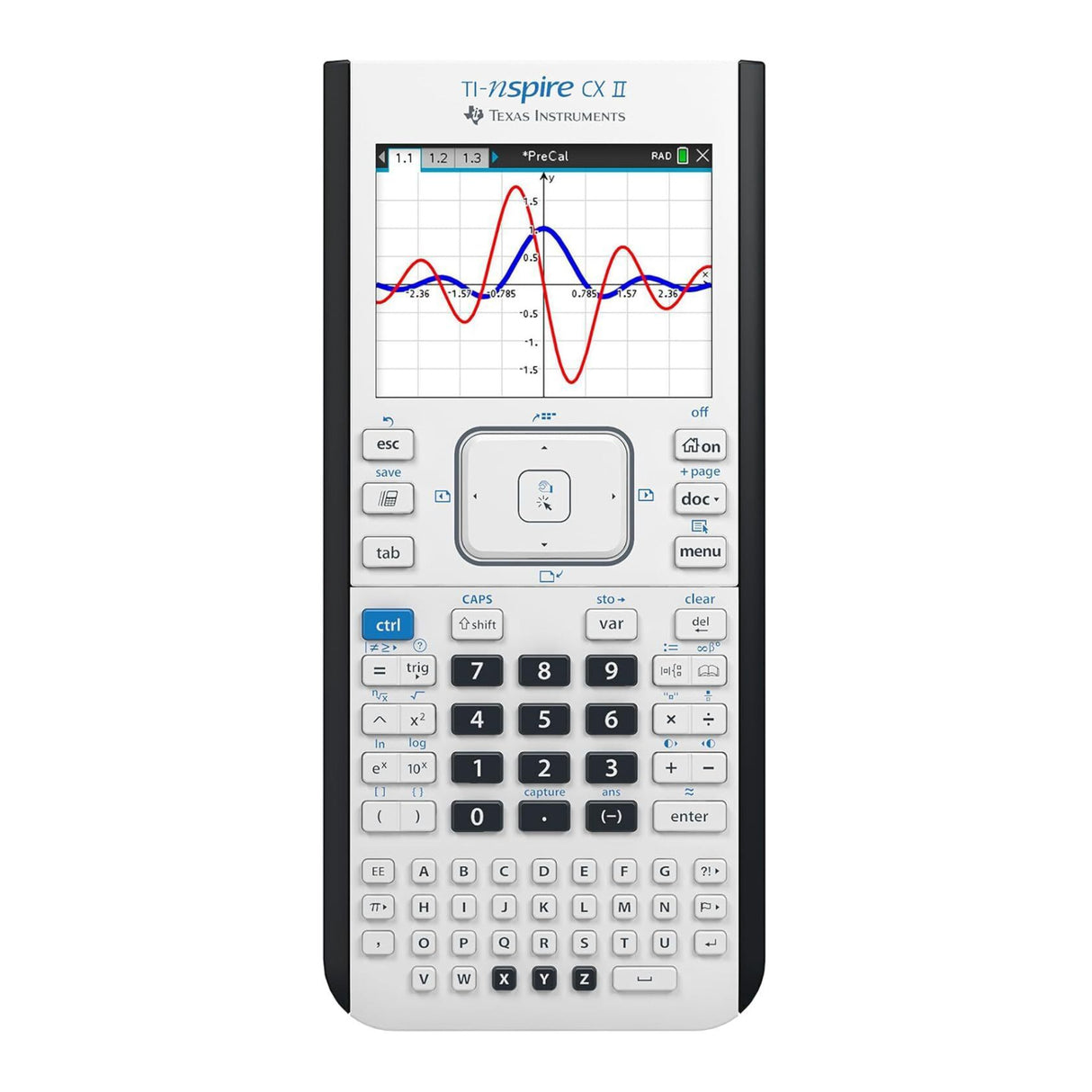 Texas Instruments TI-Nspire CX II Color Graphing Calculator and Student Software
