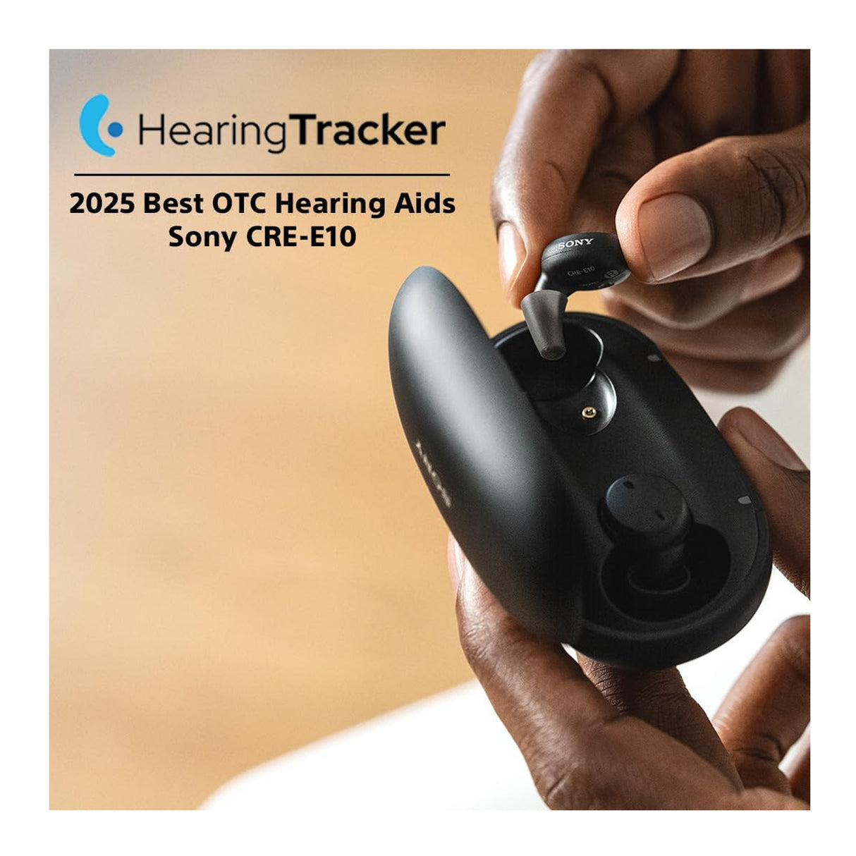 Sony CRE-E10 Self-Fitting OTC Hearing Aids with Rechargeable Battery