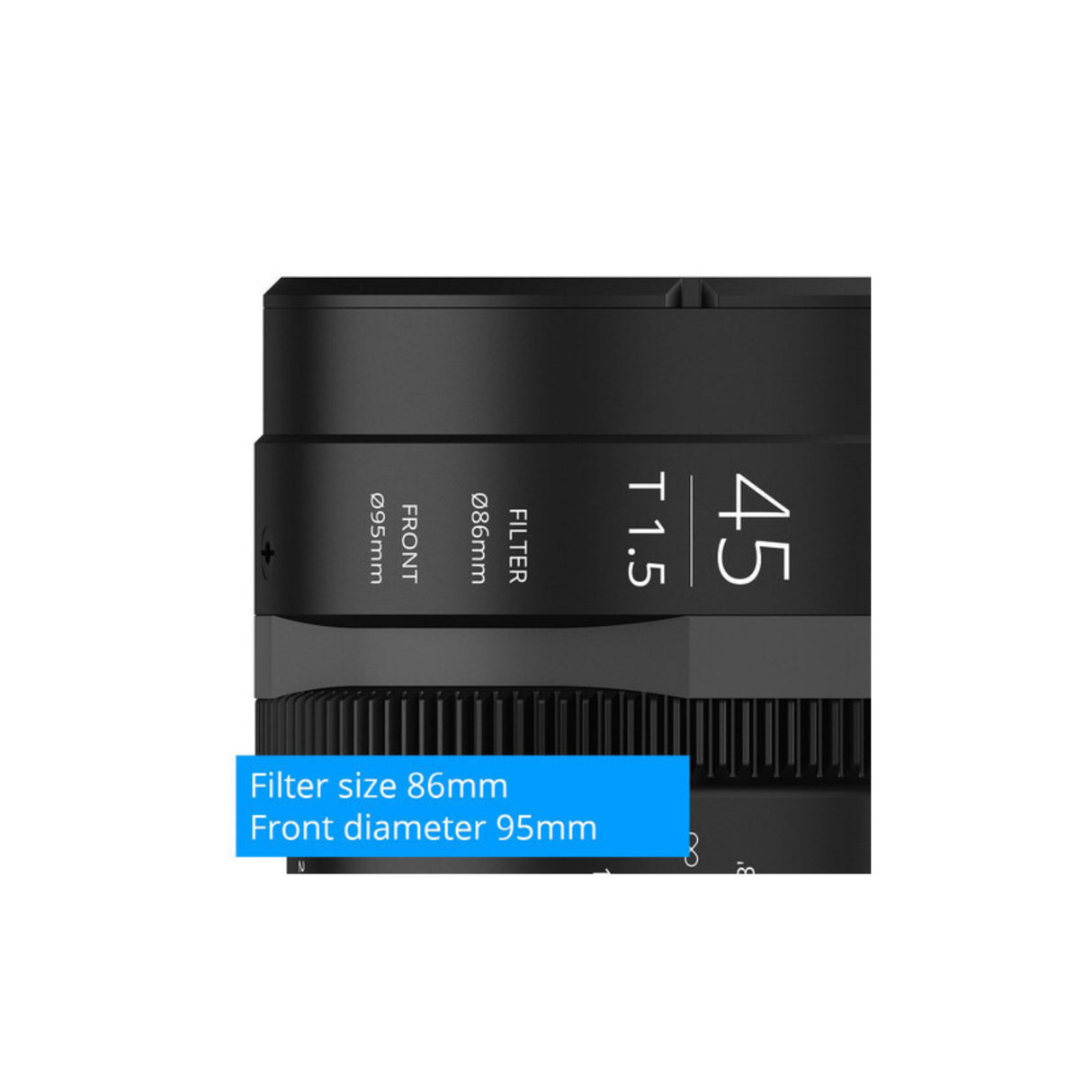 IRIX Cine 45mm T1.5 Cine Lens with Full Frame Coverage (Canon EF, Feet)