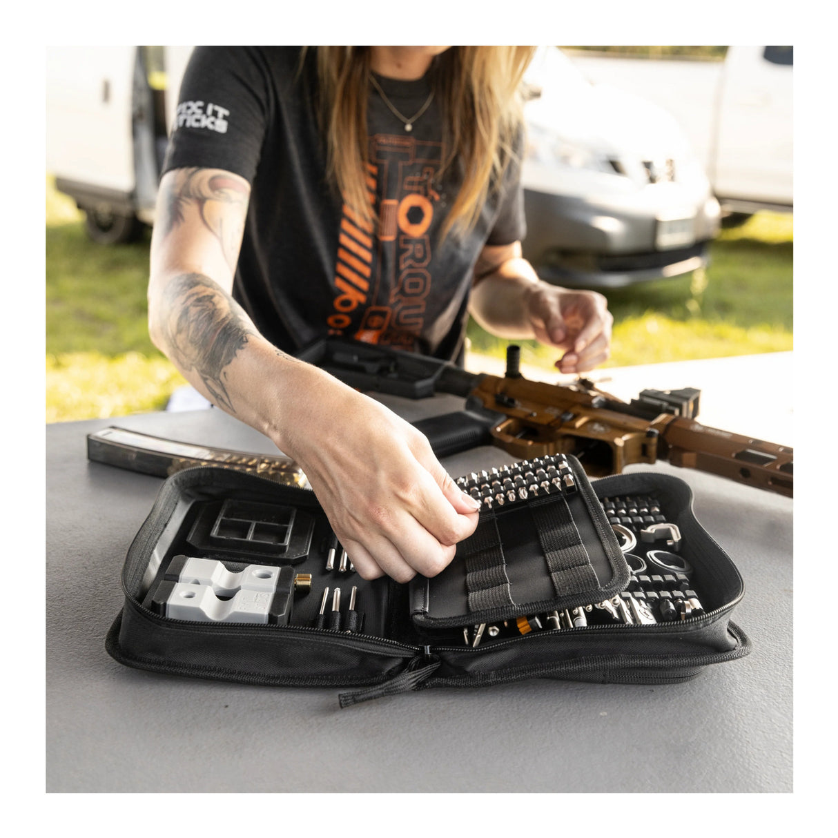 Fix It Sticks Field Armorer's Toolkit with Individual Torque Limiters (Black)