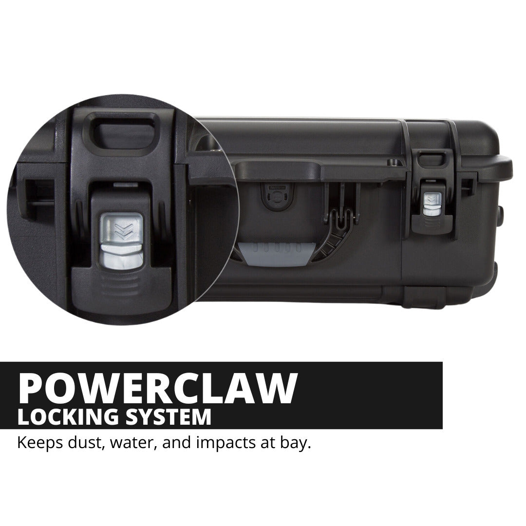 Nanuk 935 Wheeled Hard Case with Padded Dividers (Graphite)