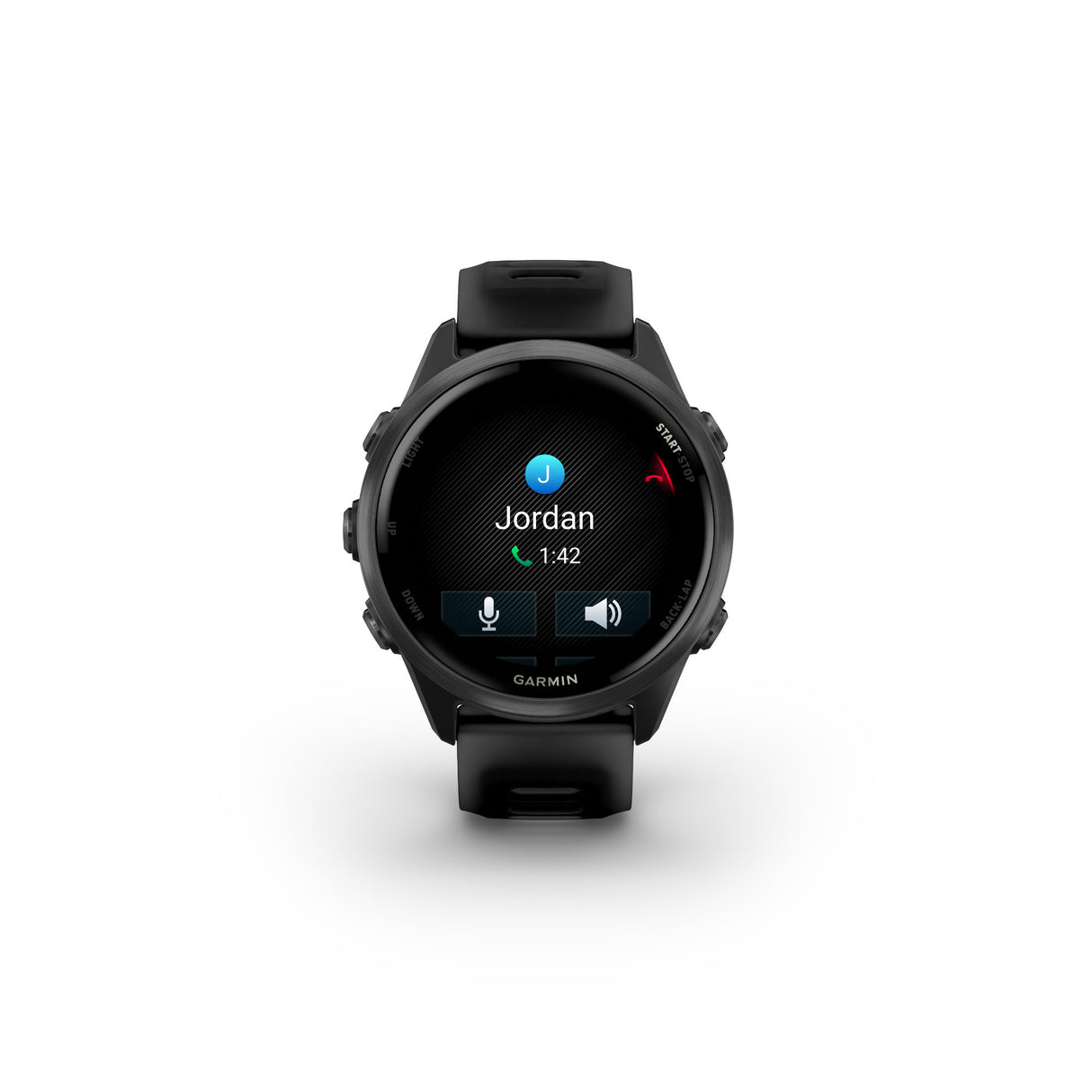 Garmin Forerunner 570 42mm Slate Gray, Black Band,OLIGHT Rechargeable Clip-On