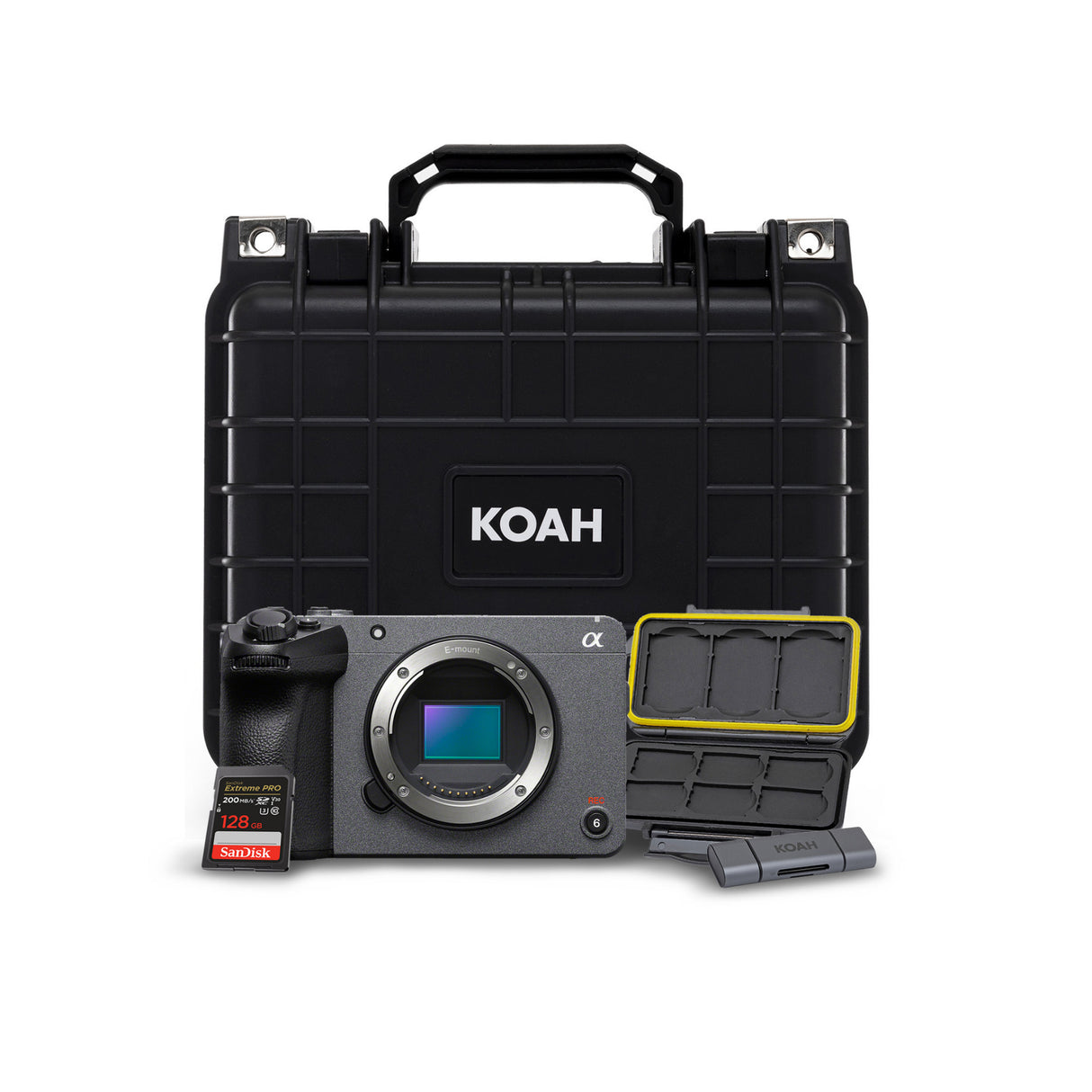 Sony Cinema Line FX30 Super 35 Camera (Body) with Hard Case & 128GB Card Bundle