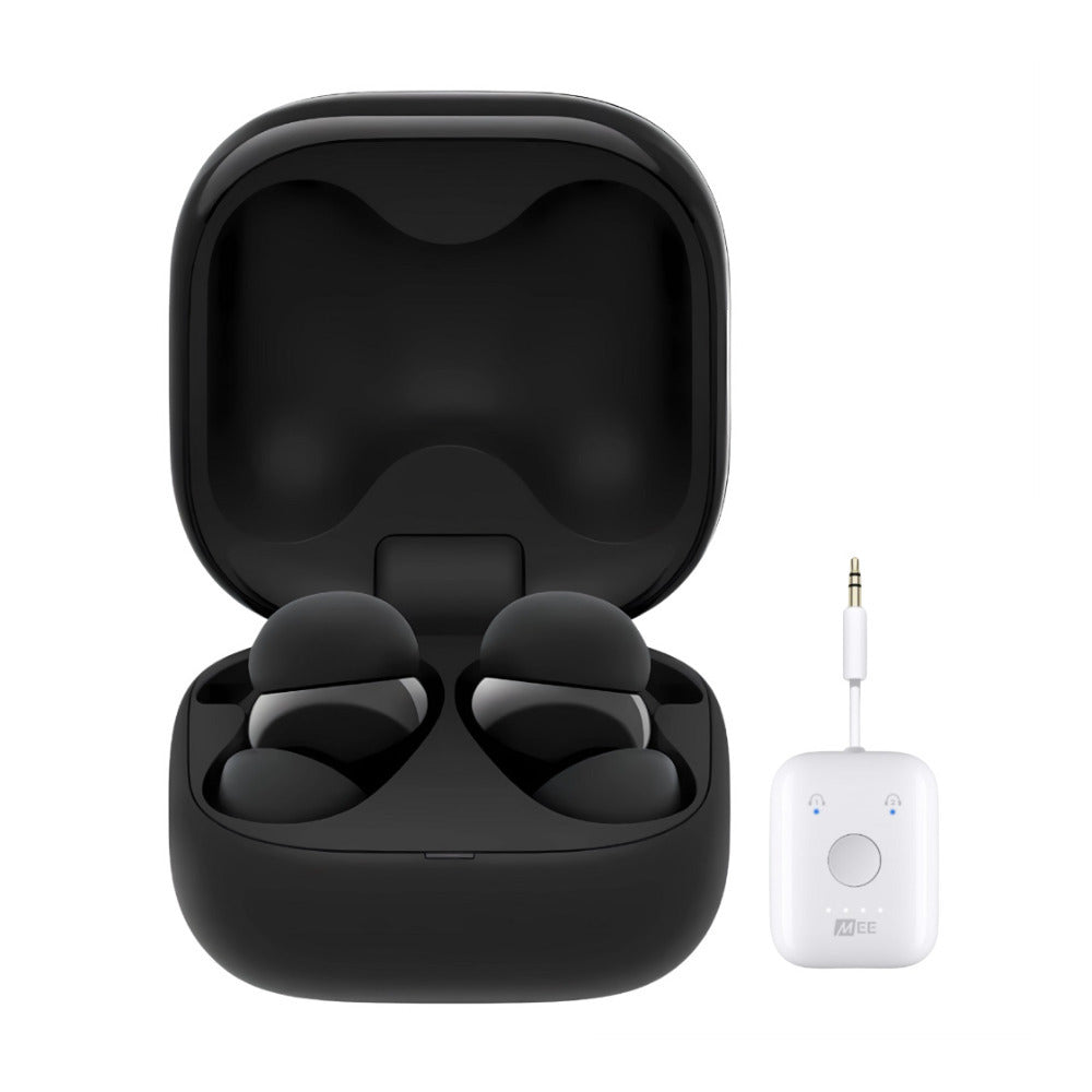Sony LinkBuds Fit True Wireless Noise Canceling Earbuds Bundle (Black)
