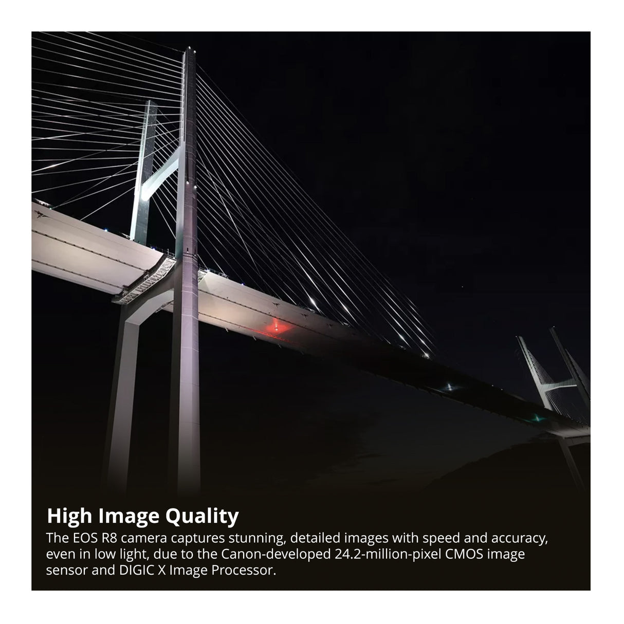 Canon EOS R8 Mirrorless Camera with 128GB SD Card and Software Suite Bundle