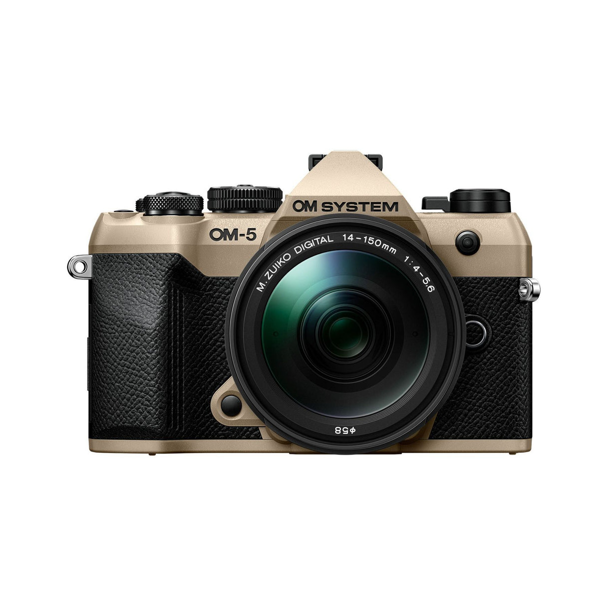 OM SYSTEM OM-5 Mark II High Autofocus 4K Video Mirrorless Camera (Sand Beige)