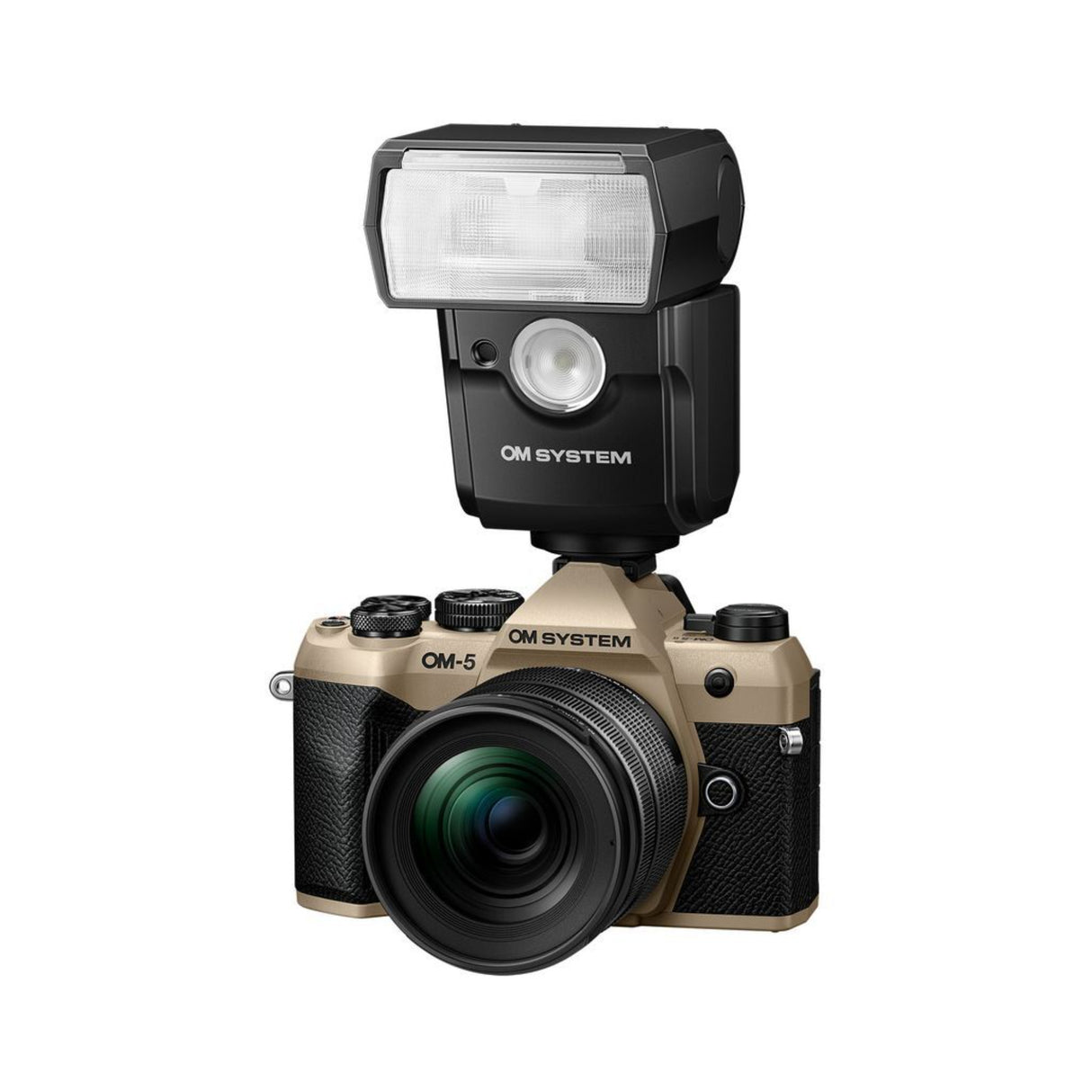 OM SYSTEM OM-5 Mark II High Autofocus 4K Video Mirrorless Camera (Sand Beige)