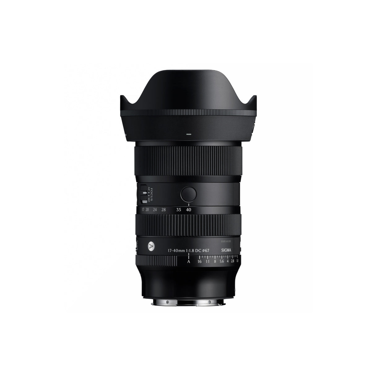 Sigma 17-40mm f/1.8 DC Art with High-Speed Autofocus Dual AFL Buttons (Canon RF)