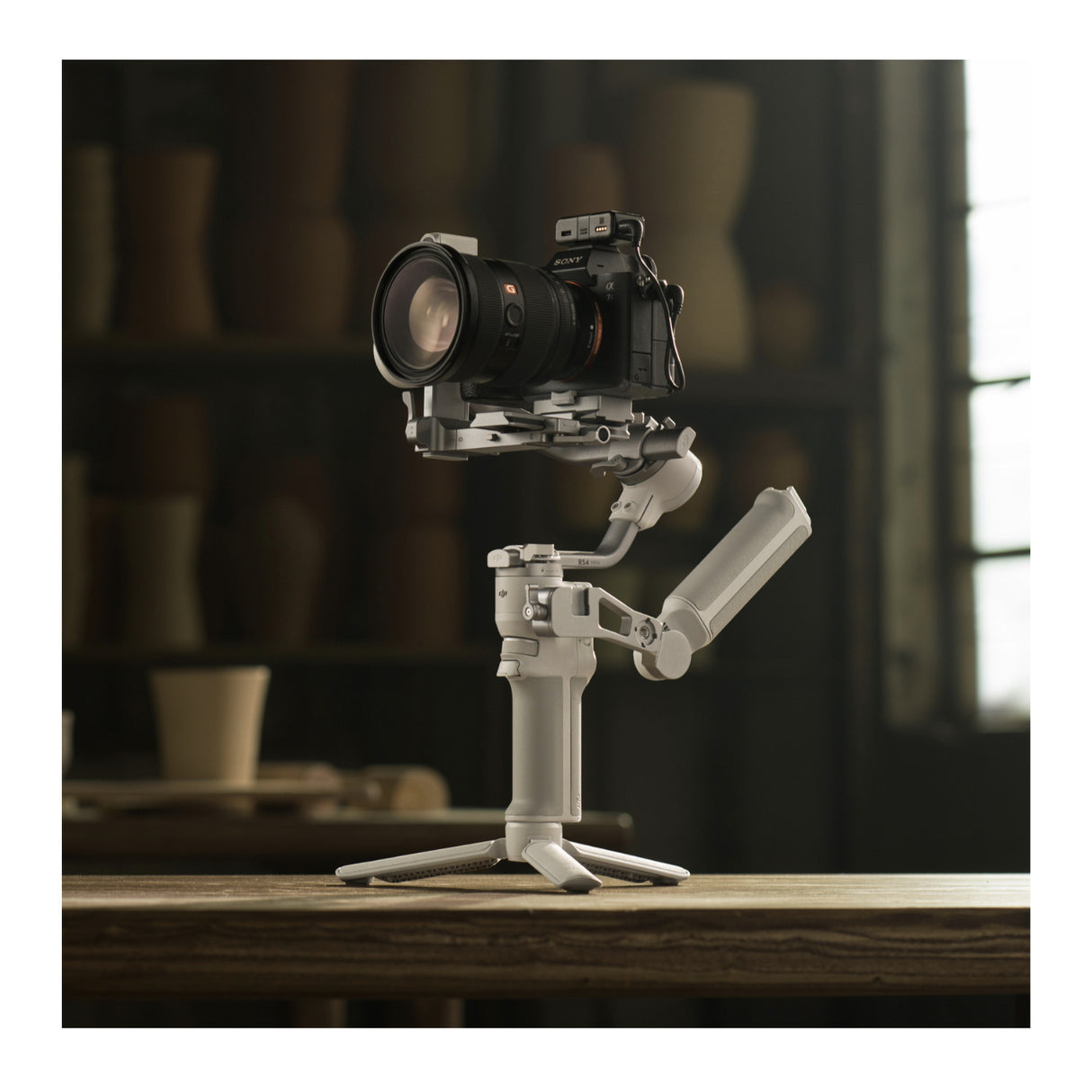 DJI RS 4 Mini Combo Gimbal Stabilizer for Cameras with Bundle with Hard Case