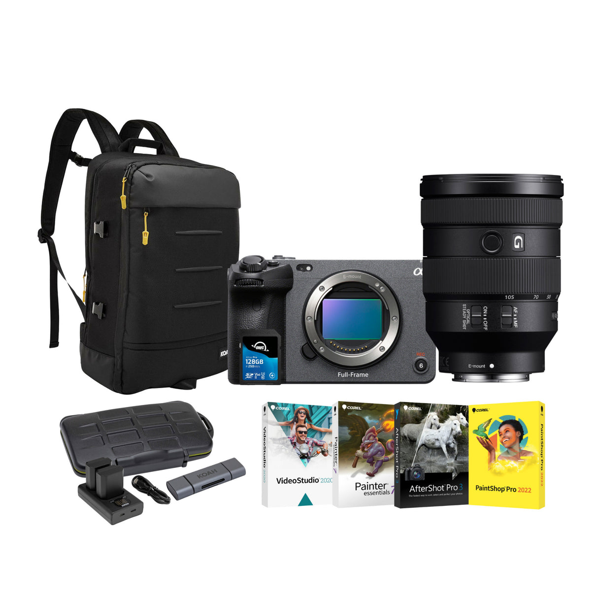 Sony FX30 Digital Cinema Camera with FE 24-105mm f/4 G OSS Lens Bundle