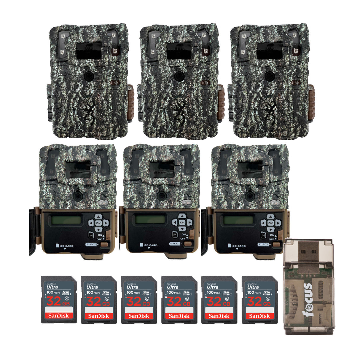 Browning Trail Cameras - Command Ops Elite 40MP Bundle (6-Pack)